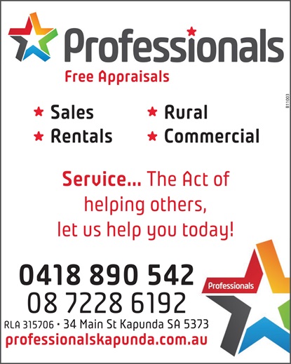 banner image for Professionals Kapunda