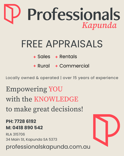banner image for Professionals Kapunda